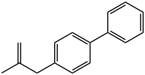 3-(4-BIPHENYL)-2-METHYL-1-PROPENE Struktur