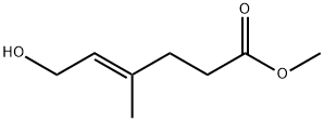 (E)-6-Hydroxy-4-methyl-4-hexenoic acid methyl ester Struktur