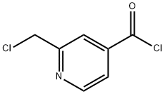 4-Pyridinecarbonyl chloride, 2-(chloromethyl)- (9CI) Struktur