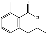 Benzoyl chloride, 2-methyl-6-propyl- (9CI) Struktur