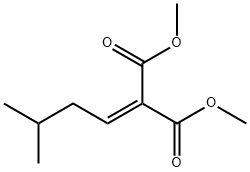 3-Methylbutylidenemalonic acid dimethyl ester Struktur