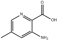 2-Pyridinecarboxylicacid,3-amino-5-methyl-(9CI) Struktur