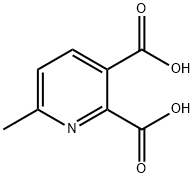 6-METHYL-2,3-PYRIDINEDICARBOXYLIC ACID Struktur