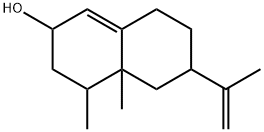 2,3,4,4a,5,6,7,8-octahydro-4,4a-dimethyl-6-(1-methylvinyl)-2-naphthol Struktur