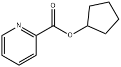 2-Pyridinecarboxylicacid,cyclopentylester(9CI) Struktur