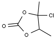 1,3-Dioxolan-2-one,  4-chloro-4,5-dimethyl- Struktur