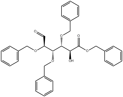 Benzyl 2,3,4-Tri-O-benzyl-D-glucuronate Struktur