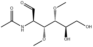 2-Acetylamino-3-O,4-O-dimethyl-2-deoxy-D-glucose Struktur