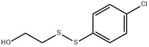 4-Chlorophenyl-2'-hydroxyethyl disulfide Struktur