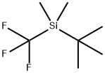 (1,1-diMethylethyl)diMethyl(trifluoroMethyl)-Silane Struktur