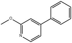 2-Methoxy-4-phenylpyridine Struktur