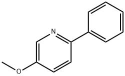 5-Methoxy-2-phenylpyridine Struktur