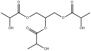 propane-1,2,3-triyl trilactate Struktur