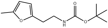 tert-butyl 2-(5-methylfuran-2-yl)ethylcarbamate Struktur