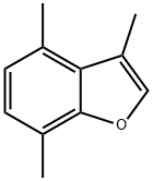 Benzofuran,  3,4,7-trimethyl- Struktur