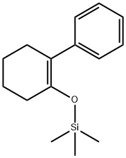 TRIMETHYL-(2-PHENYL-CYCLOHEX-1-ENYLOXY)-SILANE Struktur