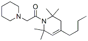 1,2,3,6-Tetrahydro-4-butyl-1-(piperidinoacetyl)-2,2,6,6-tetramethylpyridine Struktur