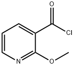 3-Pyridinecarbonyl chloride, 2-methoxy- (9CI) Struktur