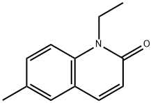 1-Ethyl-6-methyl-2(1H)-quinolinone Struktur