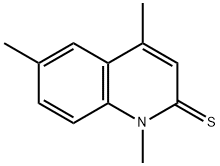 2(1H)-Quinolinethione,  1,4,6-trimethyl- Struktur