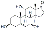 Androst-5-en-17-one, 3,7,11-trihydroxy-, (3beta,7beta,11alpha)- (9CI) Struktur