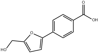 4-(5-HYDROXYMETHYL-FURAN-2-YL)-BENZOIC ACID Struktur