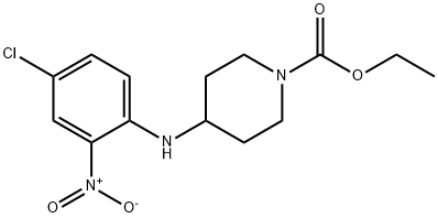 ethyl 4-[(4-chloro-2-nitrophenyl)amino]piperidine-1-carboxylate Struktur