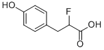 2-FLUORO-3-(4-HYDROXYPHENYL)PROPANOIC ACID Struktur