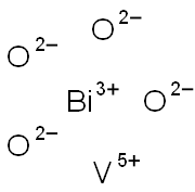 Bismuth vanadium oxide Struktur