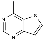 Thieno[3,2-d]pyrimidine, 4-methyl- (9CI) Struktur