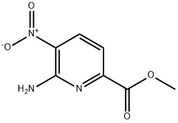 6-氨基-5-硝基-2-吡啶甲酸甲酯 結(jié)構(gòu)式