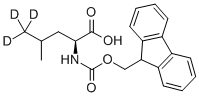 L-LEUCINE-D3-N-FMOC (METHYL-D3) Struktur