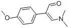 3-(DIMETHYLAMINO)-2-(4-METHOXYPHENYL)ACROLEIN Struktur