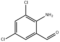 2-AMINO-3,5-DICHLOROBENZALDEHYDE Struktur