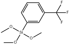 m-(TRIFLUOROMETHYL)PHENYLTRIMETHOXYSILANE Struktur