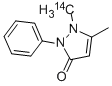 ANTIPYRINE, [N-METHYL-14C] Struktur