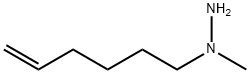 1-(5-Hexenyl)-1-methylhydrazine Struktur