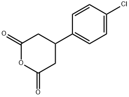 BETA-(4-CHLOROPHENYL)GLUTARIC ANHYDRIDE Struktur