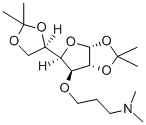 1,2:5,6-DI-O-ISOPROPYLIDENE-3-O-(3-DIMETHYLAMINOPROPYL)-ALPHA-D-GLUCOFURANOSE