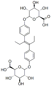 diethylstilbestrol bisglucuronide Struktur