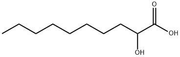 2-HYDROXYDECANOIC ACID Struktur