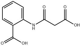 2-(CARBOXYACETAMIDO)BENZOIC ACID Struktur