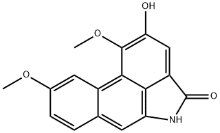 1,9-Dimethoxy-2-hydroxydibenz[cd,f]indol-4(5H)-one Struktur