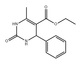 2-HYDROXY-6-METHYL-4-PHENYL-1,4-DIHYDRO-PYRIMIDINE-5-CARBOXYLIC ACID ETHYL ESTER Struktur