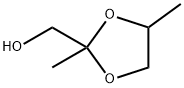 2,4-Dimethyl-1,3-dioxolane-2-methanol Struktur