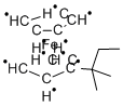 TERT-AMYLFERROCENE Struktur