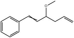 ((E)-3-METHOXY-HEXA-1,5-DIENYL)-BENZENE Struktur