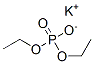 potassium diethyl phosphate   Struktur