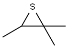 2,2,3-Trimethylthiirane Struktur