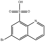 8-Quinolinesulfonic  acid,  6-bromo- Struktur